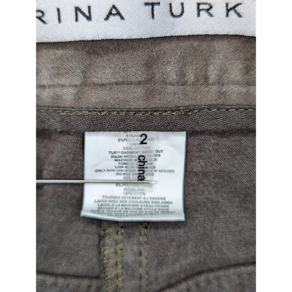 Trina Turk Jeggings Size 2 Skinny Country Western Coastal Cowgirl Equestrian - Picture 12 of 13